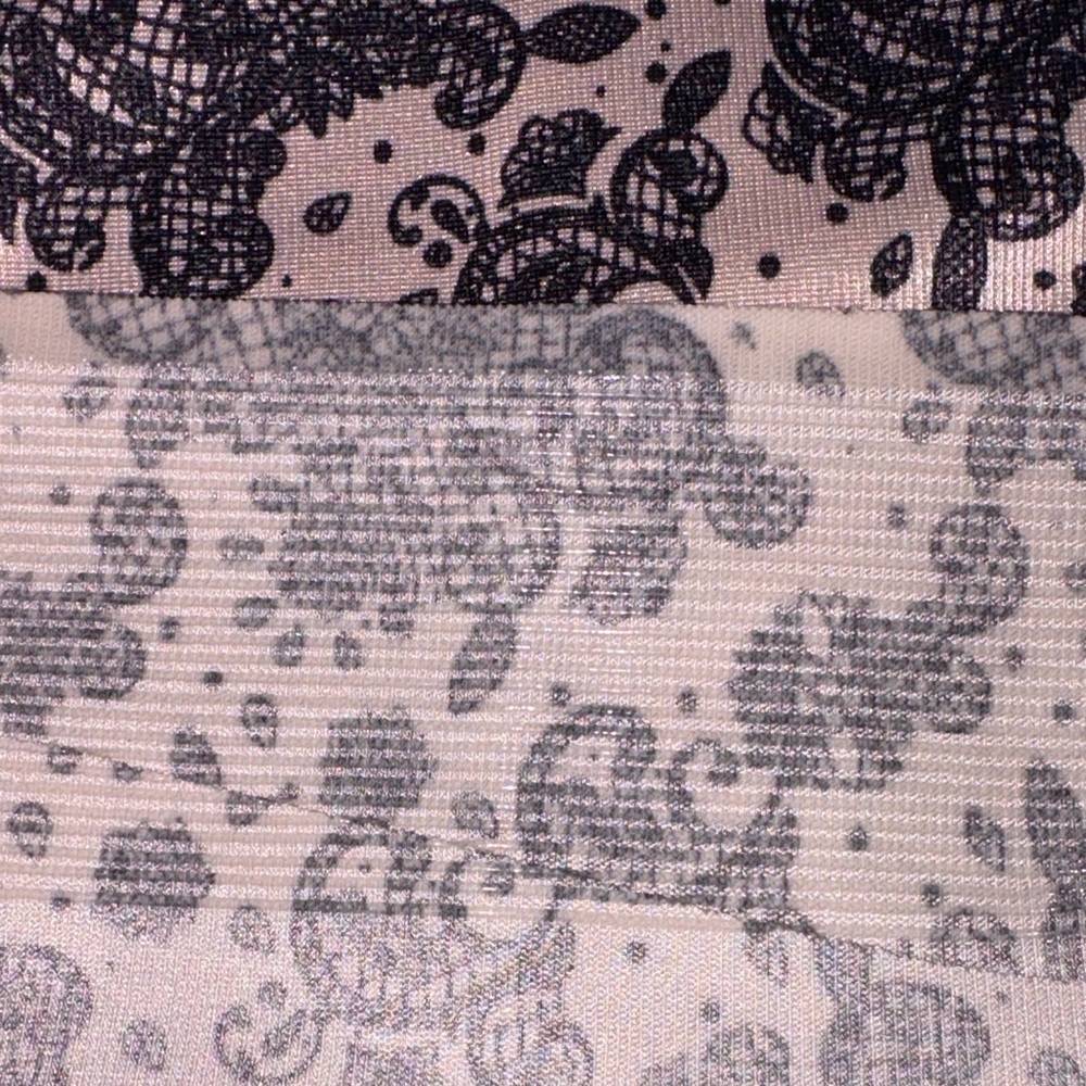 Ruby Ribbon Black And White Patterned Camisole Or… - image 4